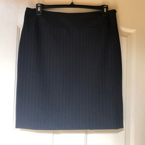 Antonio Melani dark gray pin striped skirt